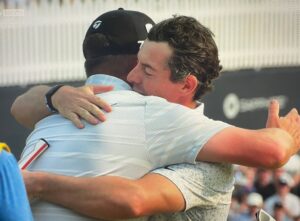 PHOTO The Only Time In Michael Block's Life That He Will Hug Rory McIlroy