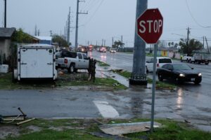 PHOTO Tornado Damage View In Laguna Heights Texas From Adams Into Van Buren