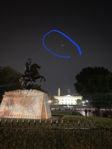 PHOTO UFO Flying Over White House During U-Haul Incident