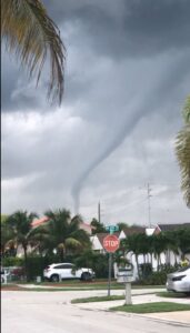 PHOTO View Of Miami Tornado Form SW 119th Court Neighborhood