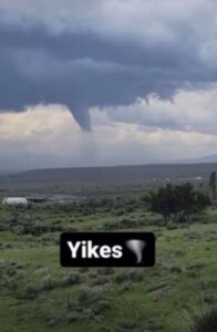 PHOTO View Of Tornado In Elko Nevada From Secret Pass