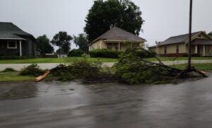 PHOTO Close Up Of Tornado Damage In Laverne Oklahoma