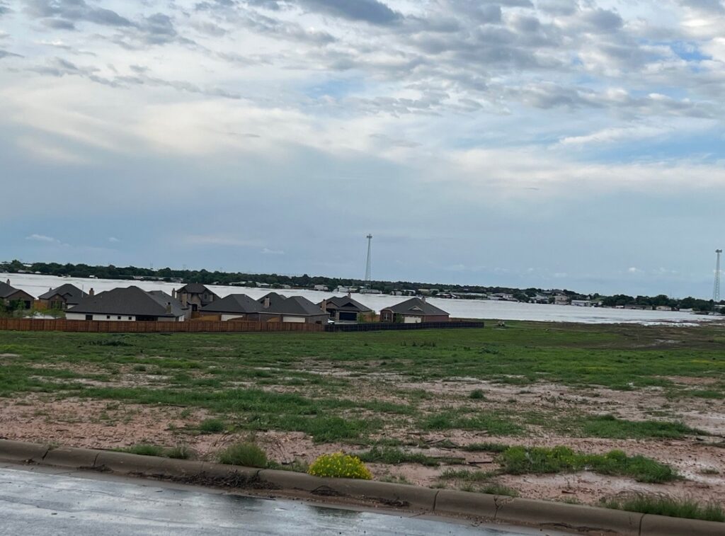 PHOTO Greenways Playa Lake Flooded in Southwest Amarillo Texas