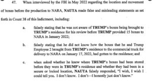 PHOTO It May Be A Weak Case But The Trump Indictment Says The Feds Have Pictures Walt Nauta Took Of Where The Boxes Were