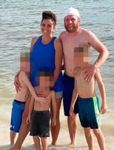 PHOTO Kouri Richins On The Beach During Vacation With Her 3 Sons And Husband Before She Poisoned Him