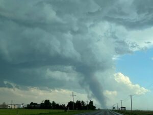 PHOTO Landspouts Went Hybrid In Perryton Texas Before Tornado