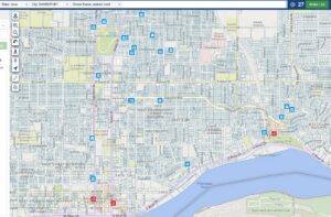 PHOTO Map Showing All 27 Properties Andrew Wold Owns Around The City Of Davenport