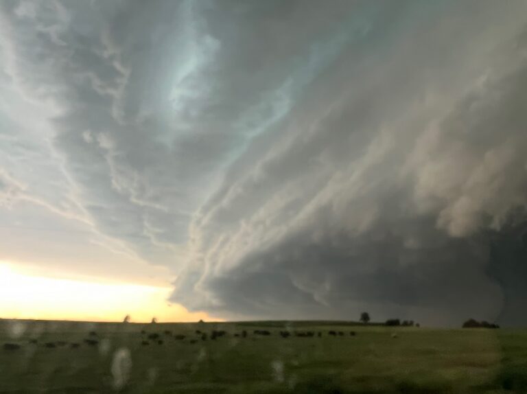 PHOTO Of Tornado Touching Down In Laverne Oklahoma