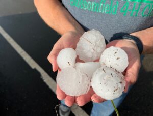 PHOTO Reydon Oklahoma Got Baseball Sized Hail On Thursday