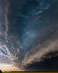 PHOTO View Of Tornado Forming South Of Laverne Oklahoma Before It Touched Down