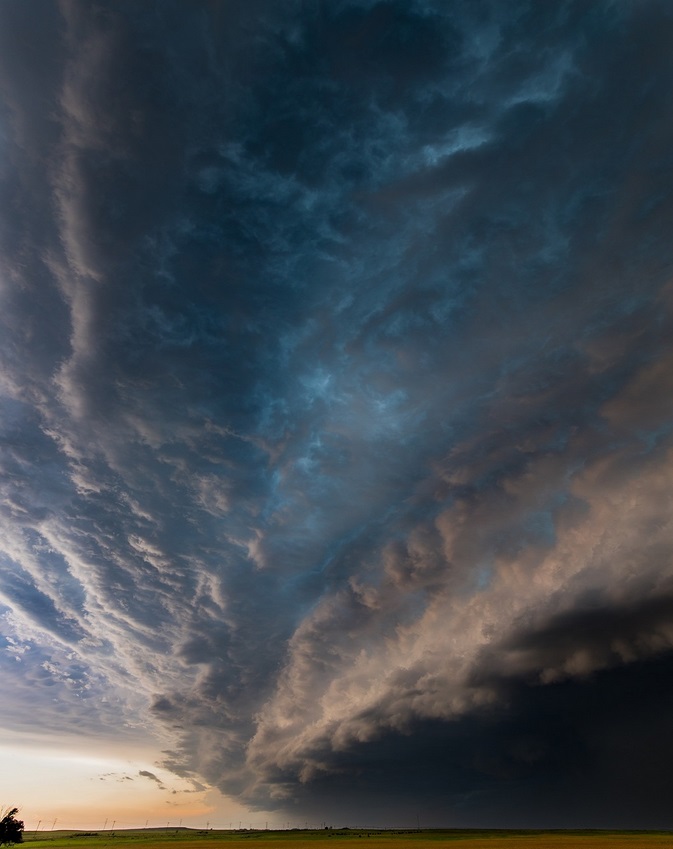 PHOTO View Of Tornado Forming South Of Laverne Oklahoma Before It