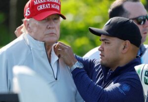 PHOTO Walt Nauta Being Donald Trump's Right Hand Man On The Golf Course