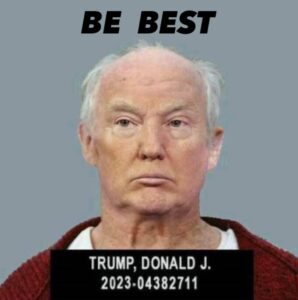 PHOTO What Donald Trump Will Look Like In His Mugshot When He Has To Shave His Head For Prison And Only Has Gray Hair