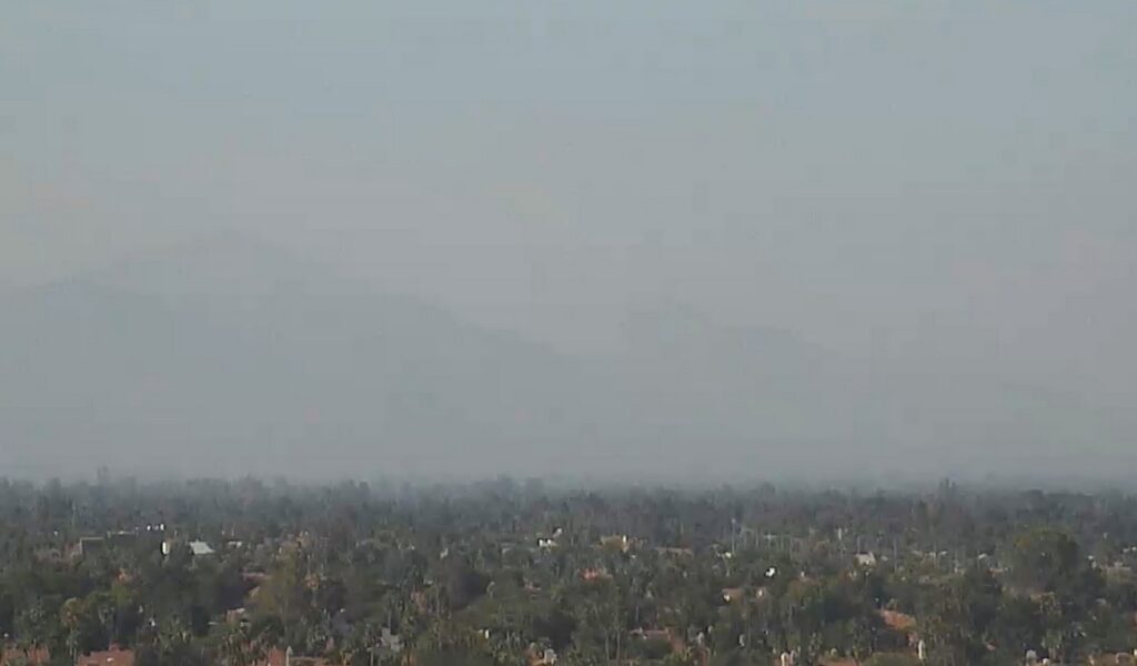 PHOTO Windy Air Blowing Smoke Into Southeast Valley In Phoenix From