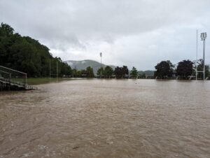 PHOTO Army Rugby Facility At West Point Devastated By Flooding And Houses In The Area Are Uninhabitable