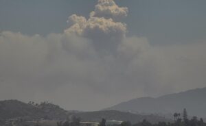 PHOTO Bonny Fire Put Up The First Significant Pyrocumulus Clouds Of The California Fire Season East Of Aguanga California