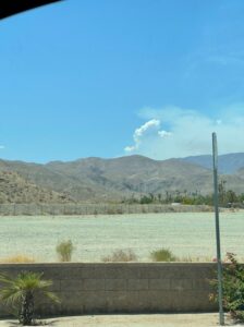 PHOTO Cathedral City California 28 Minutes Apart From Bonny Fire Had Tons Of Smoke