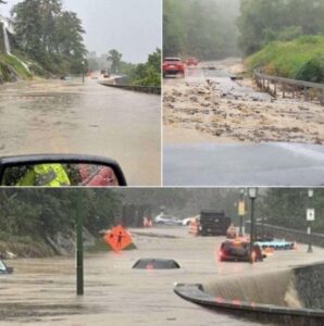 PHOTO Climate Change Is Real Because Flooding In Hudson Valley NY Near West Point Is As Bad As It Could Be