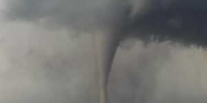 PHOTO Close Up Of Giant Spinning Tornado Touching Down In Keene New Hampshire