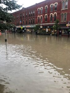 PHOTO Downtown Montpelier Vermont Is Unrecognizable With Floodwaters Up To Multiple Feet