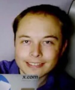 PHOTO Elon Musk Smiling 24 Years Ago With The First X Credit Card