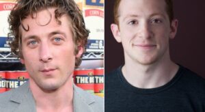 PHOTO Jeremy Allen White Is Garamond And Ethan Slater Is Comic Sans Looks Like The Same Man