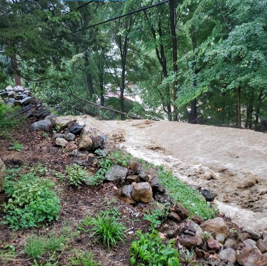 PHOTO Of Flooding On Mine Dock Road In Fort Montgomery NY