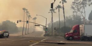 PHOTO Of How Hazy The Air Was In Oceanside From Smoke During Fire