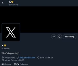 PHOTO Of New X User Portal On Twitter This Evening