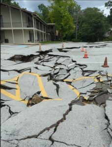 PHOTO Of The Worst Road Cracking In Highland Falls Will Make You Gasp