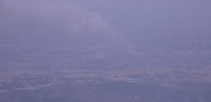 PHOTO Of Where Structures Were Threatened In Oceanside CA From Fire