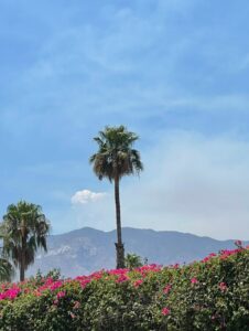 PHOTO Palm Springs Had Heavy Smoke From Bonny Fire