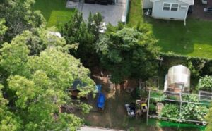 PHOTO Rex Heuermann's Backyard Basically Looked Like A Morgue That He Occassionally Watered