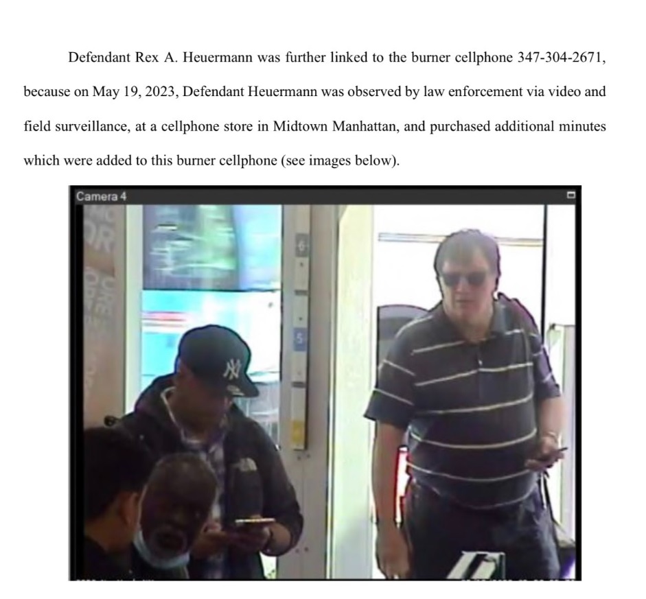 PHOTO Rex Heuermann Buying More Minutes For His Burner Cell Phone