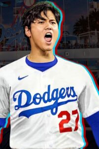 PHOTO Shohei Ohtani In A #27 Dodgers Uniform