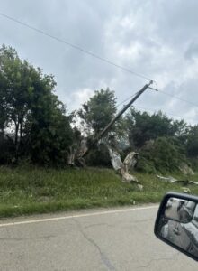 PHOTO Significant Damage To Power Lines Vehicles And Barns In Battleboro NC