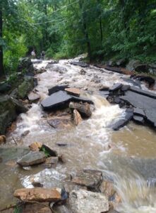 PHOTO Station Road In Highland Falls Turned Into A River From Flooding