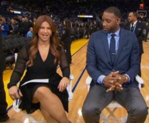 PHOTO Tracy McGrady Unshamelessly Checking out Rachel Nichols' Whole Body