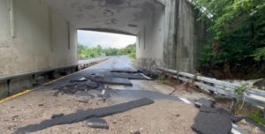 PHOTO Unreal Close Up Images Show How Badly Cracked Roads Are In West Point New York. On The 218