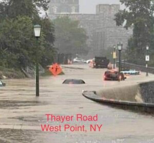 PHOTO Unreal Views Of Flooding In West Point NY On Thayer Road