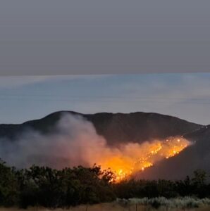 PHOTO Updated View Of Bonny Fire Looking South The Flames Have Spread Quite A Bit