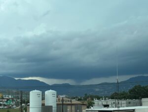 PHOTO View From Colorado Springs Of Tornado Touching Down On North Side Of Pikes Peak