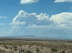 PHOTO View Of York Fire From I-40 And US-95