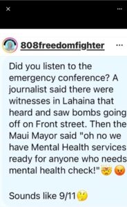 PHOTO Witnesses In Lahaina Heard Bombs Going Off On Front Street