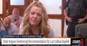 PHOTO Close Up Of Lori Vallow's Smug Look While She Is Given Life Sentence