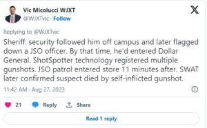 PHOTO Edwards University Campus Security Flagged Down Jacksonville Sheriff But It Was Too Late To Stop Dollar General Attack