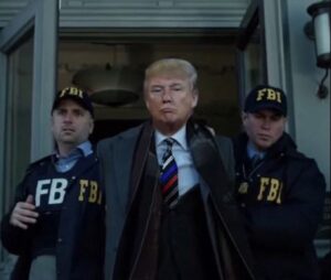 PHOTO FBI Agents Dragging Donald Trump To Jail In 2024 Meme