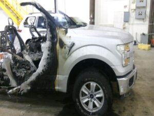 PHOTO Ford Truck Burned In Maui But The Front End Stayed Intact