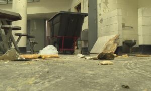 PHOTO Fulton County Jail Where Trump Will Be Soon Is A Sh*thole With Pieces Of Wall And Floor Missing Water Everywhere Doesn't Look Safe For Humans