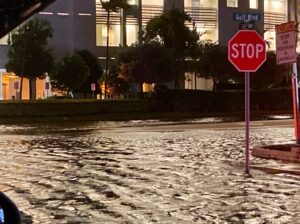 PHOTO Gulf Boulevard In Barrier Islands Has Turned Into An Ocean Of Water This Morning